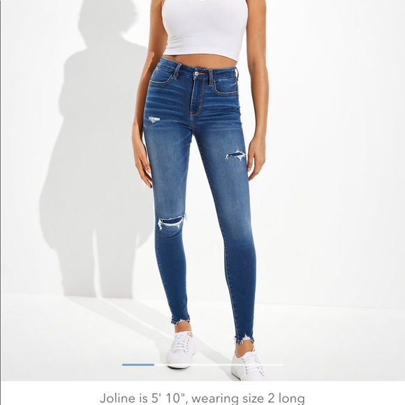 American Eagle Patchwork Jeans 